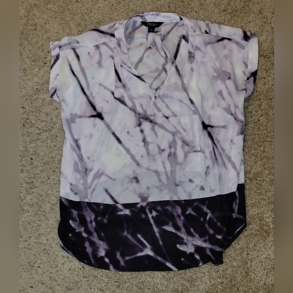 Simply Vera Vera Wang Purple Blouse Size small - Picture 1 of 5
